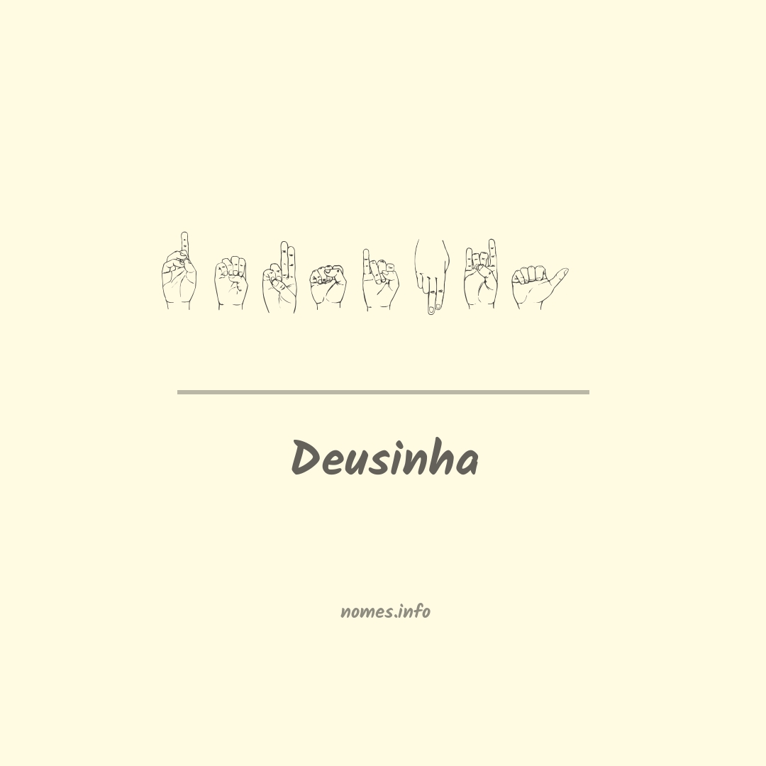 Deusinha em Libras