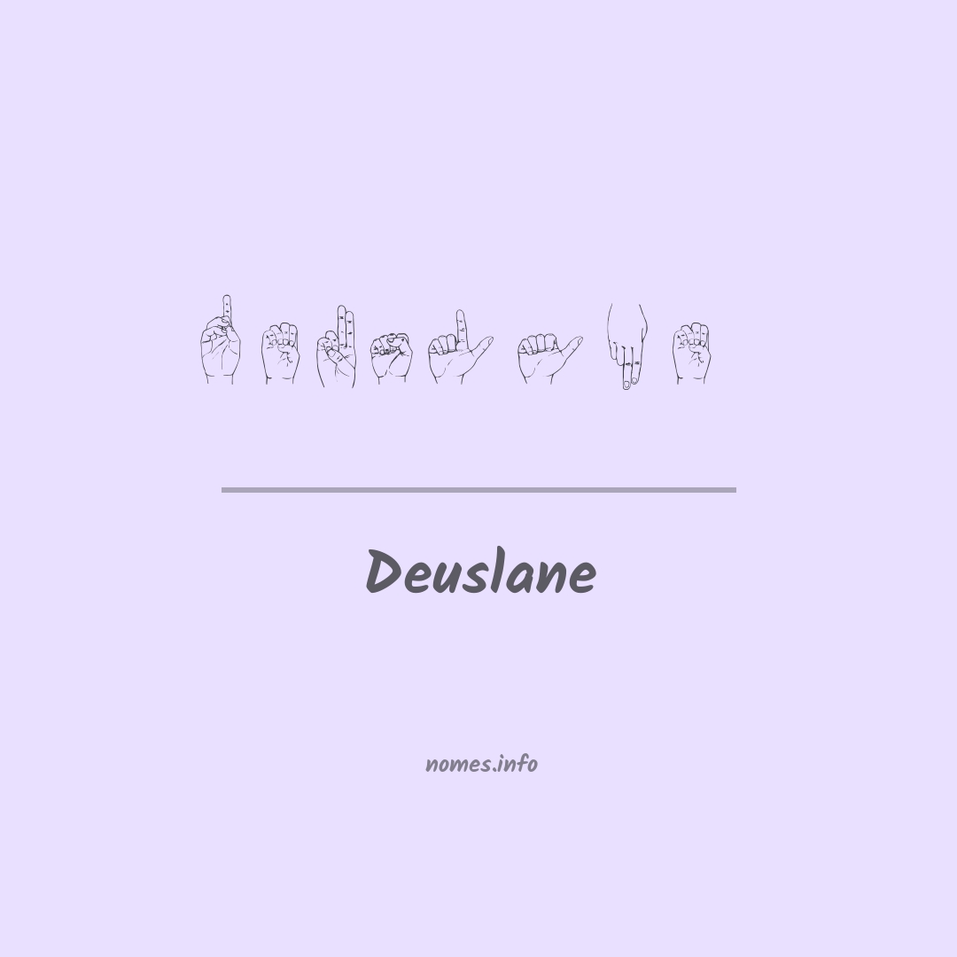 Deuslane em Libras