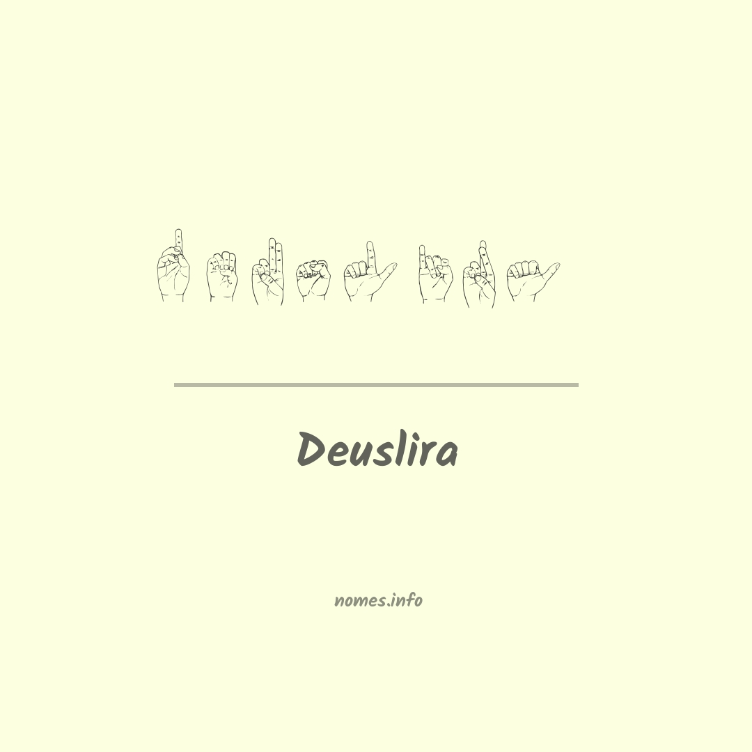 Deuslira em Libras