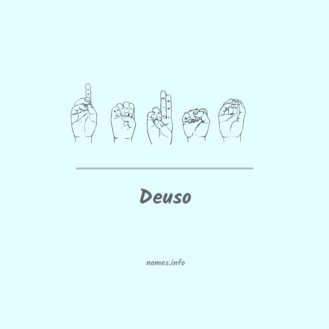 Deuso em Libras