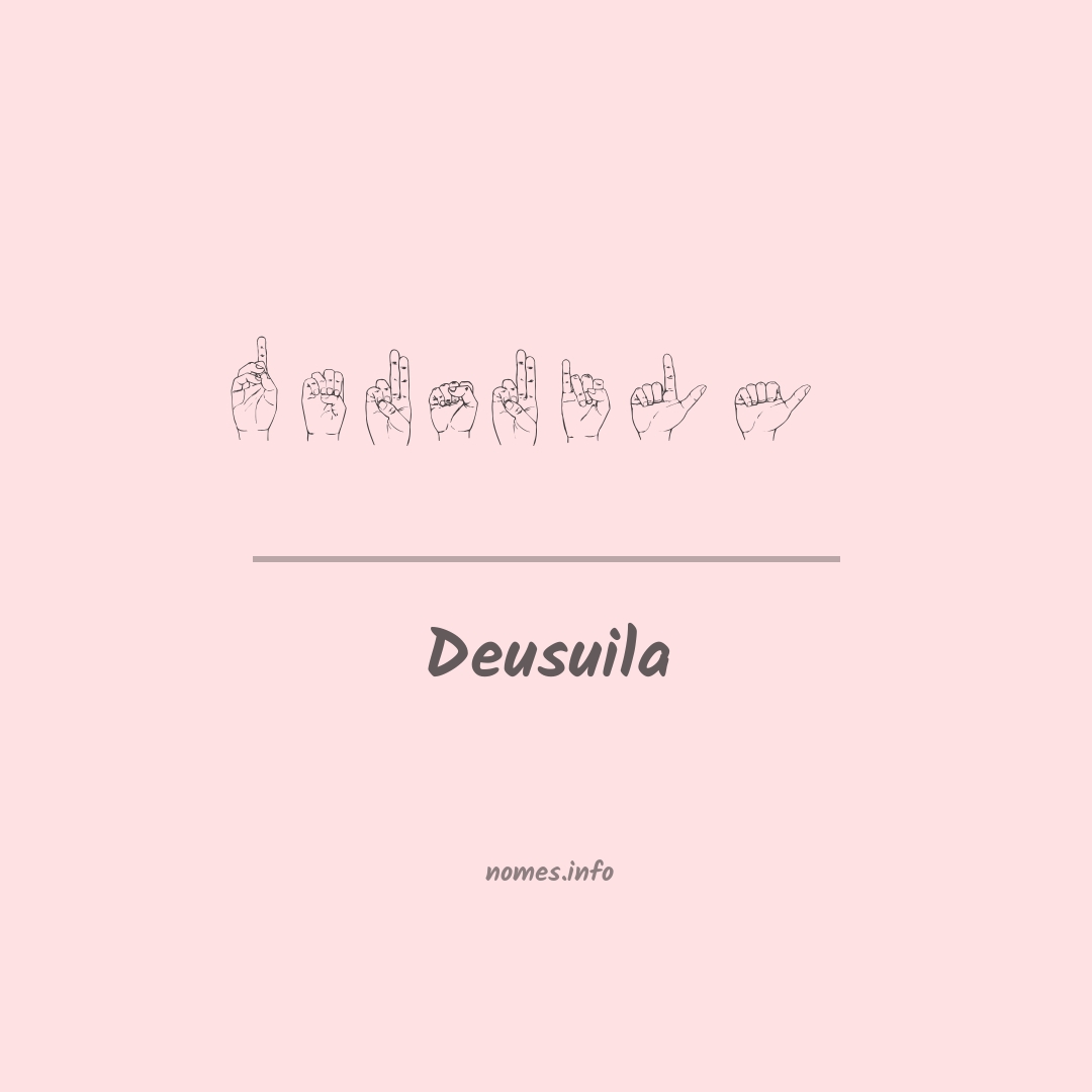 Deusuila em Libras