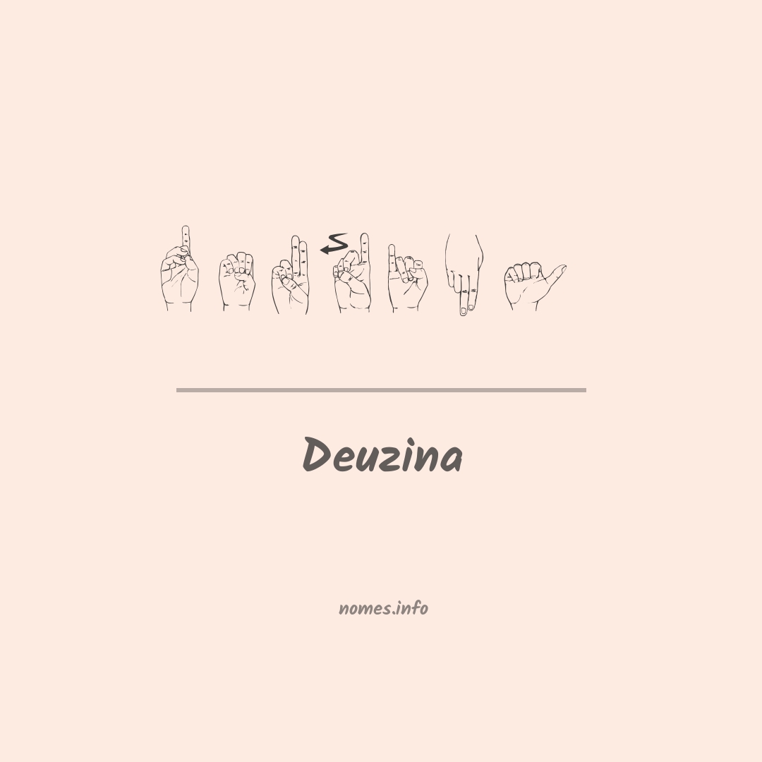 Deuzina em Libras