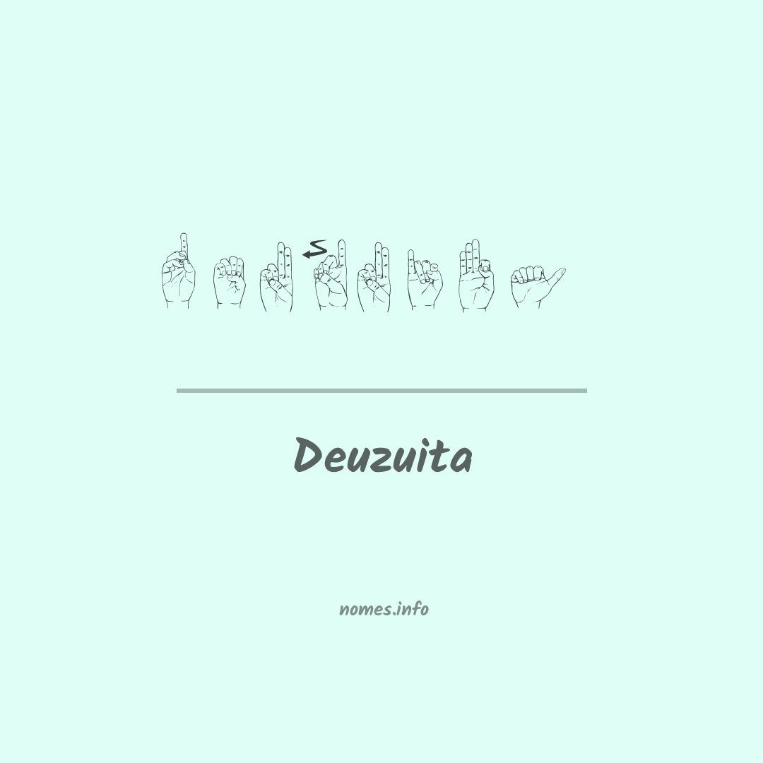 Deuzuita em Libras