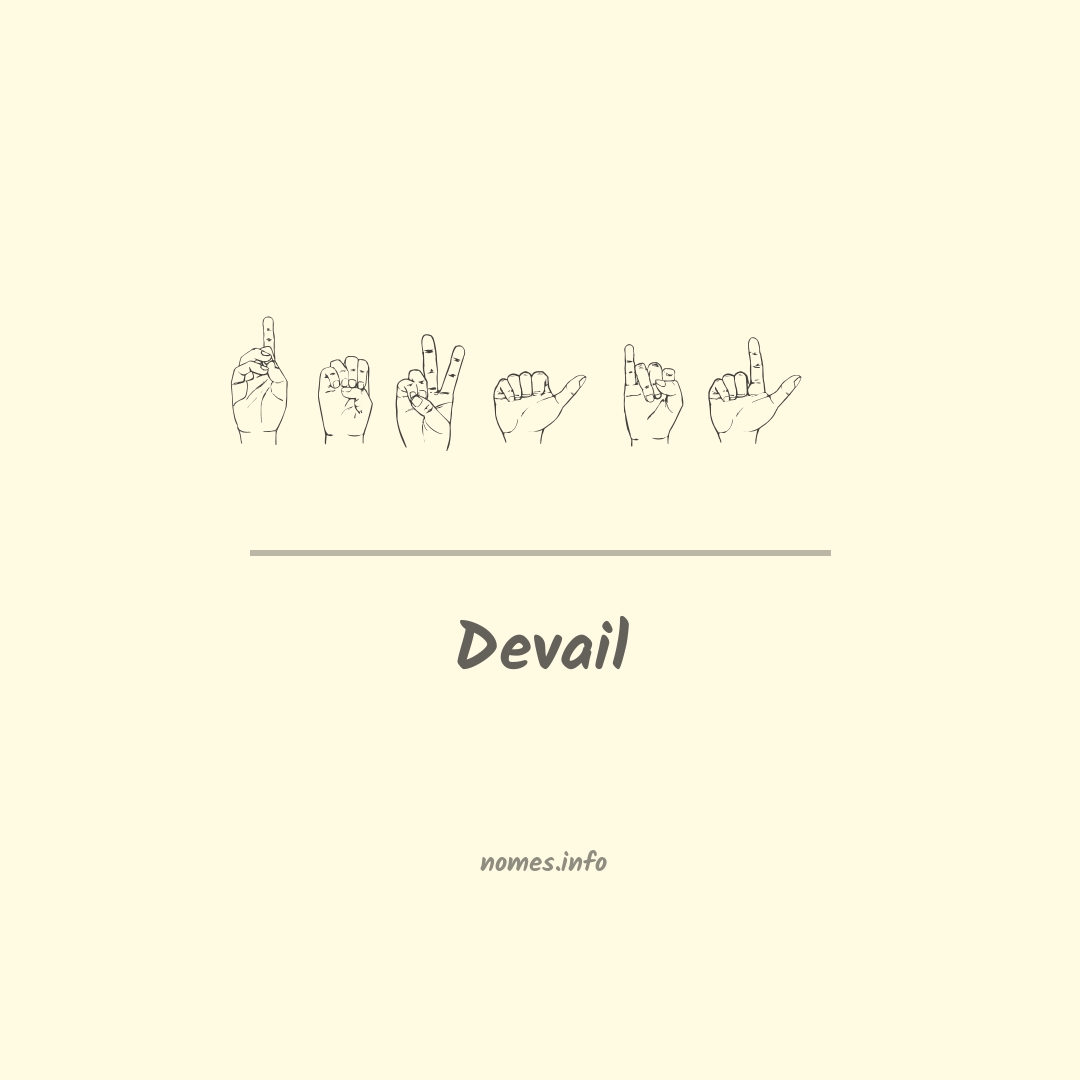 Devail em Libras