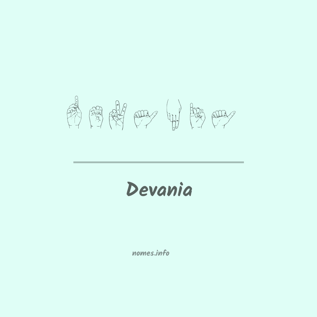 Devania em Libras Devania em Libras