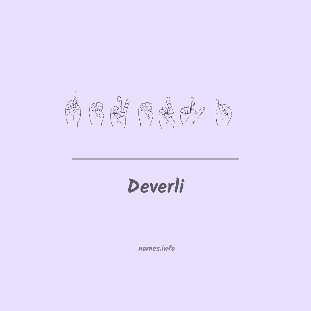 Deverli em Libras