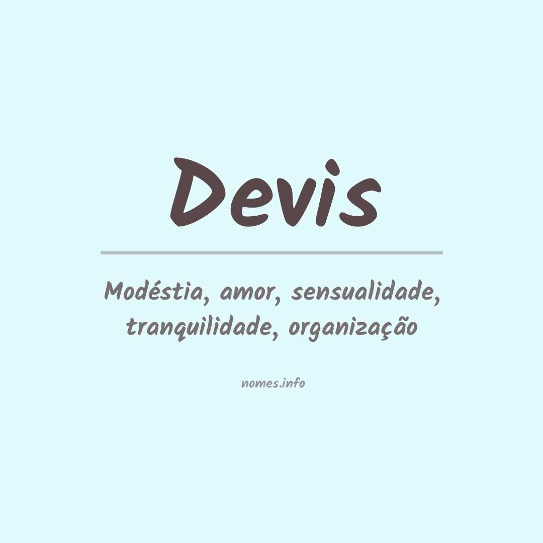 Significado do nome Devis