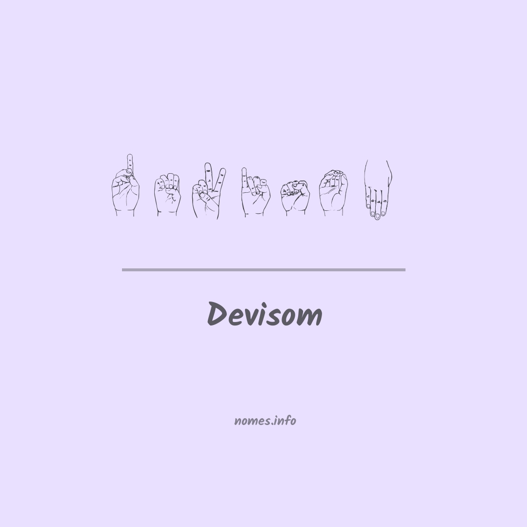 Devisom em Libras