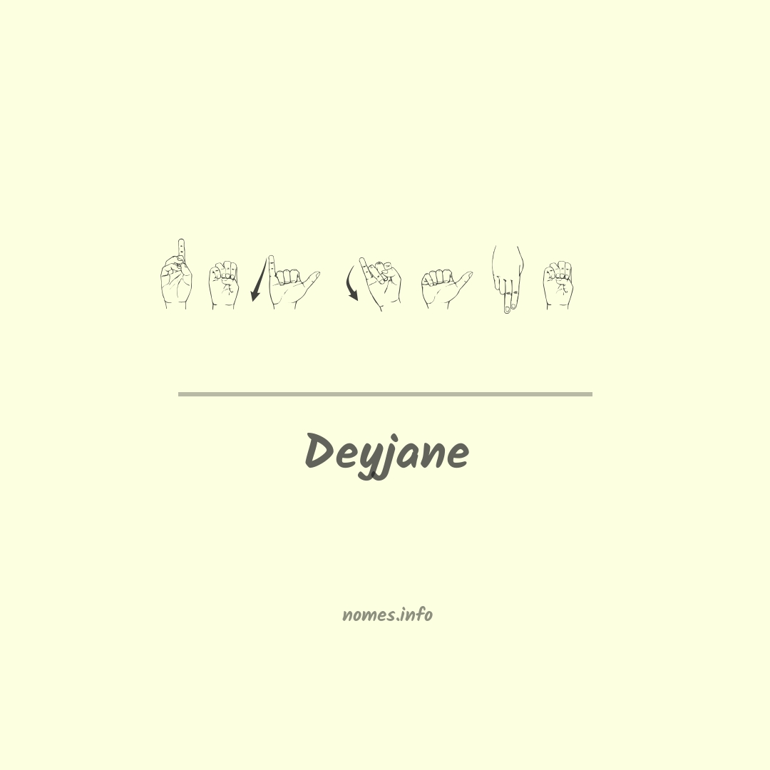 Deyjane em Libras
