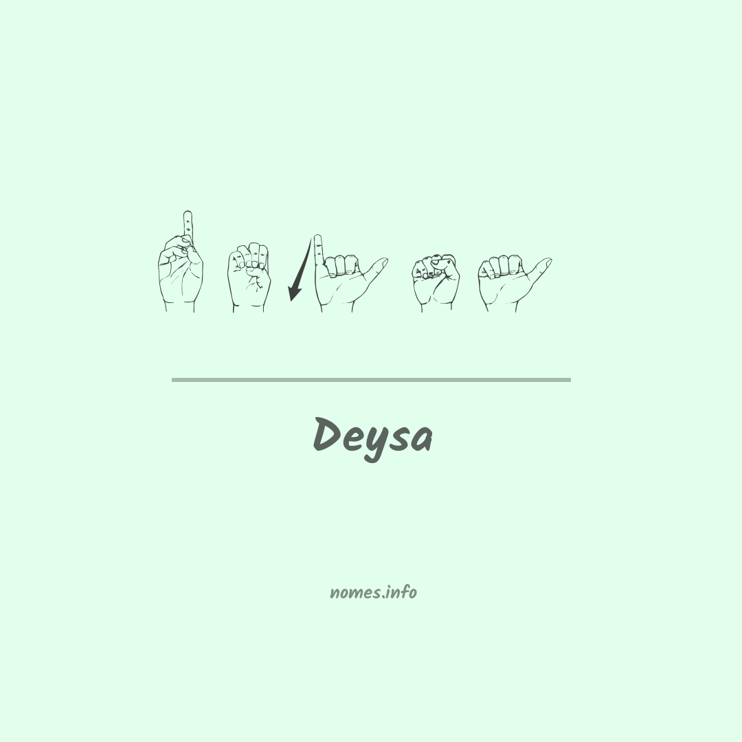 Deysa em Libras