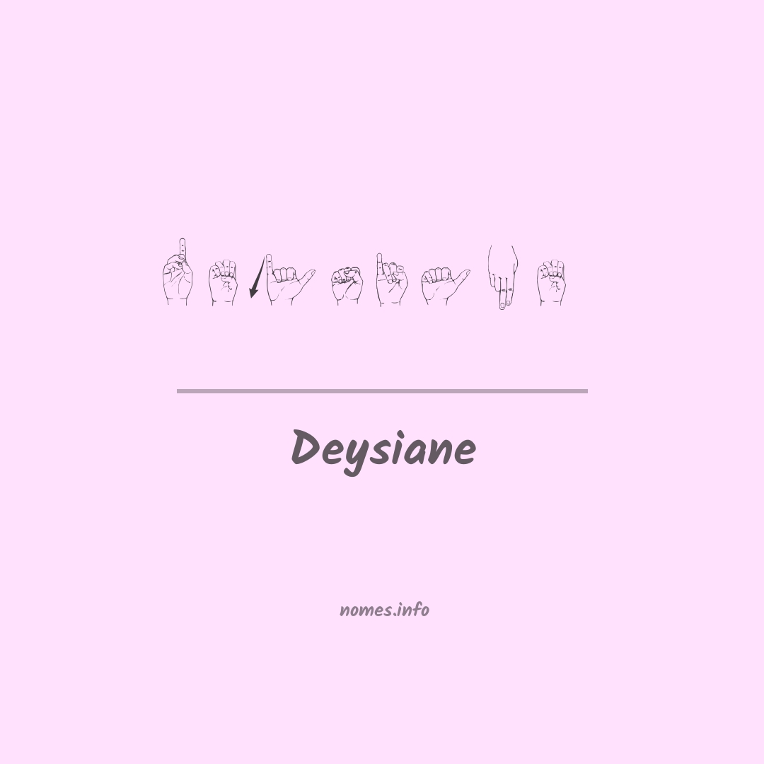 Deysiane em Libras