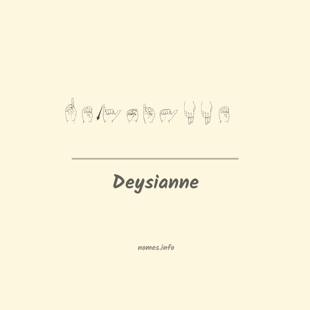 Deysianne em Libras