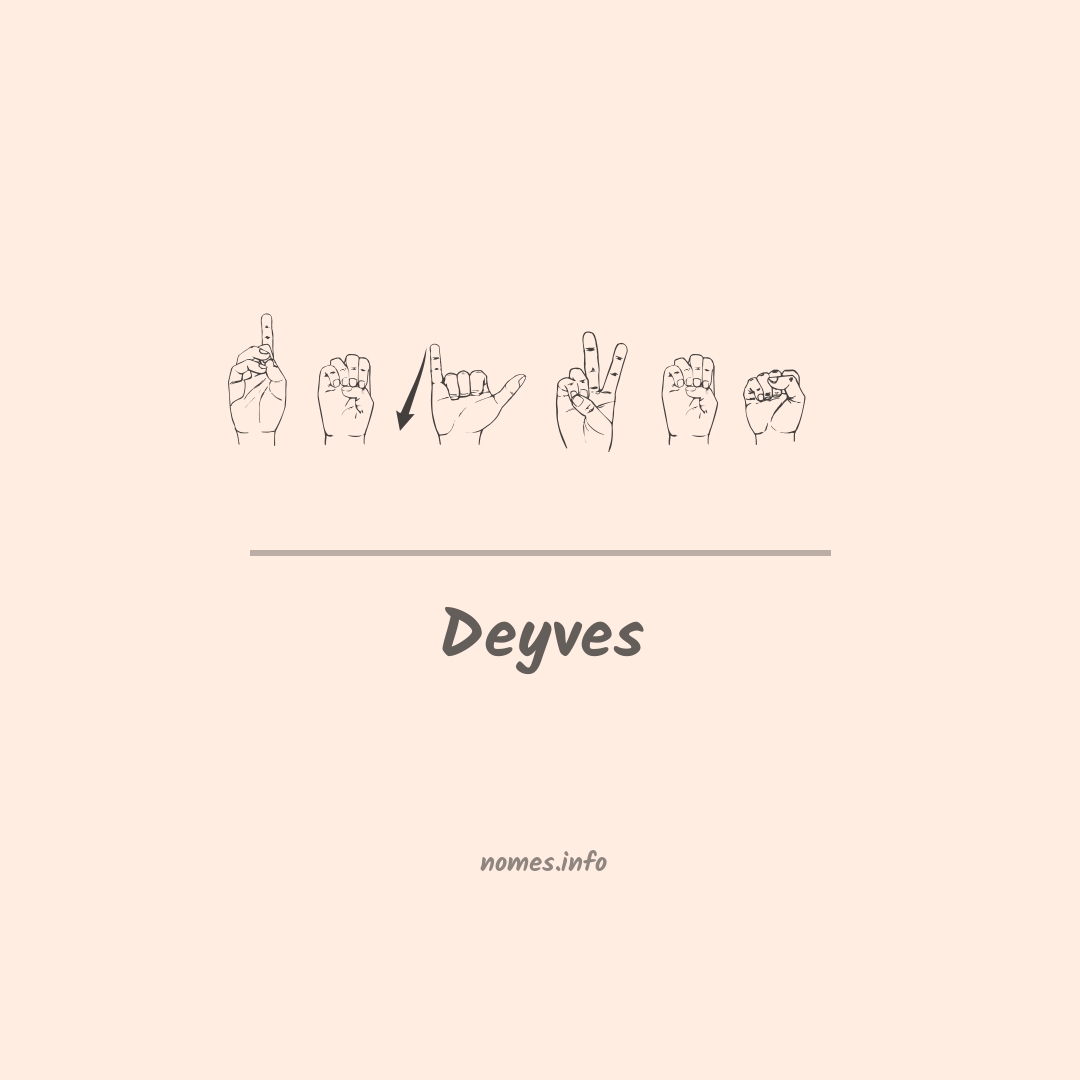 Deyves em Libras
