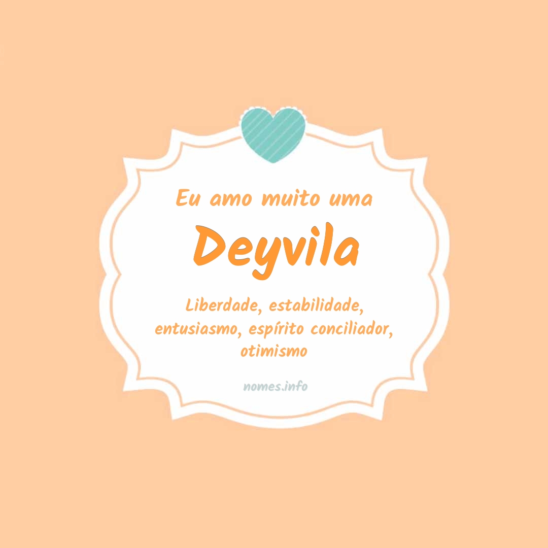 Eu amo muito Deyvila