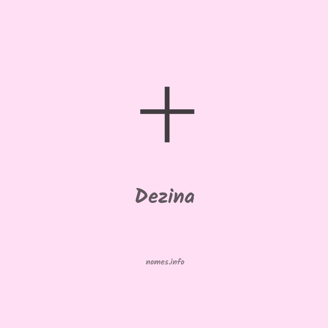 Dezina em chinês