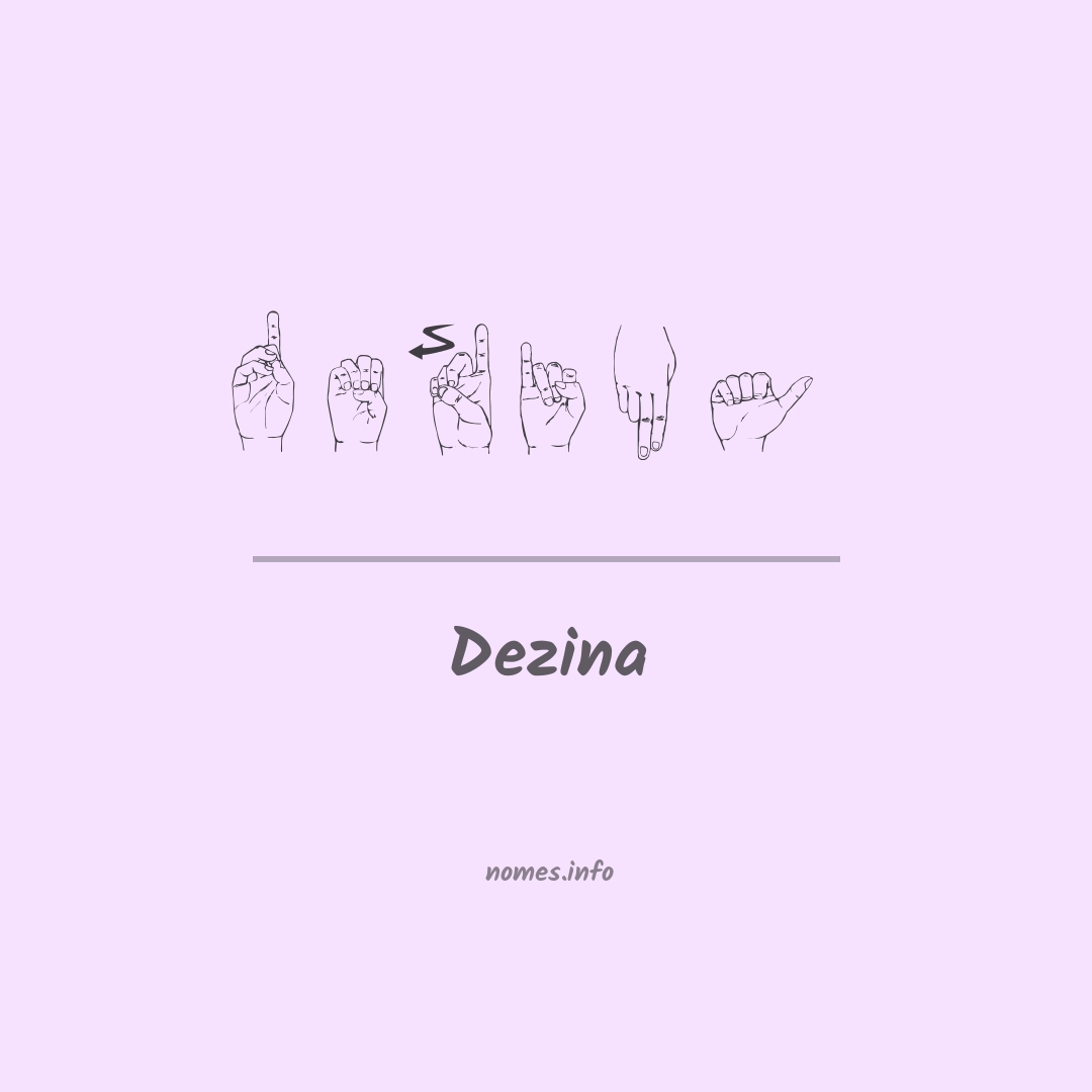 Dezina em Libras