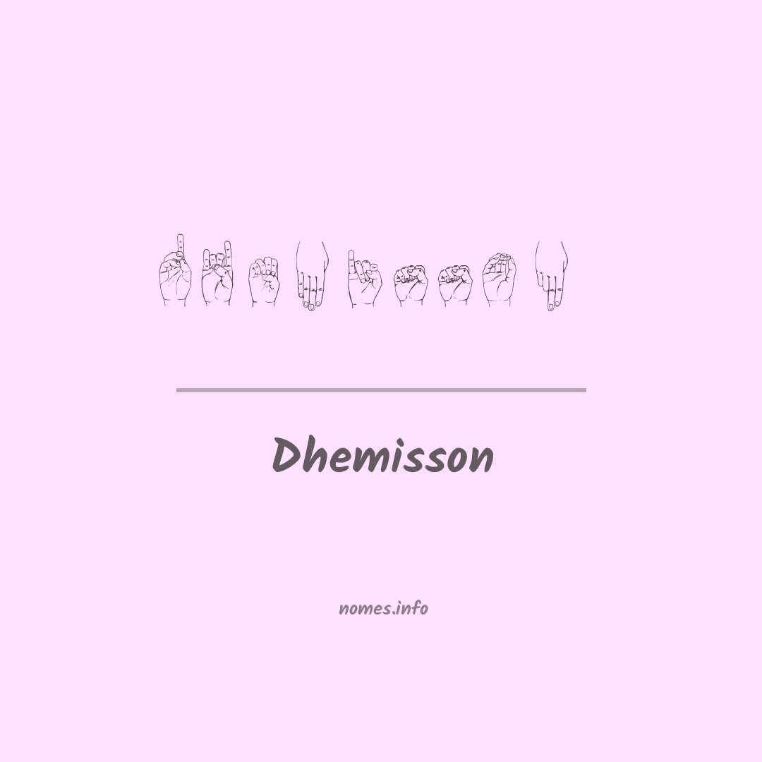 Dhemisson em Libras