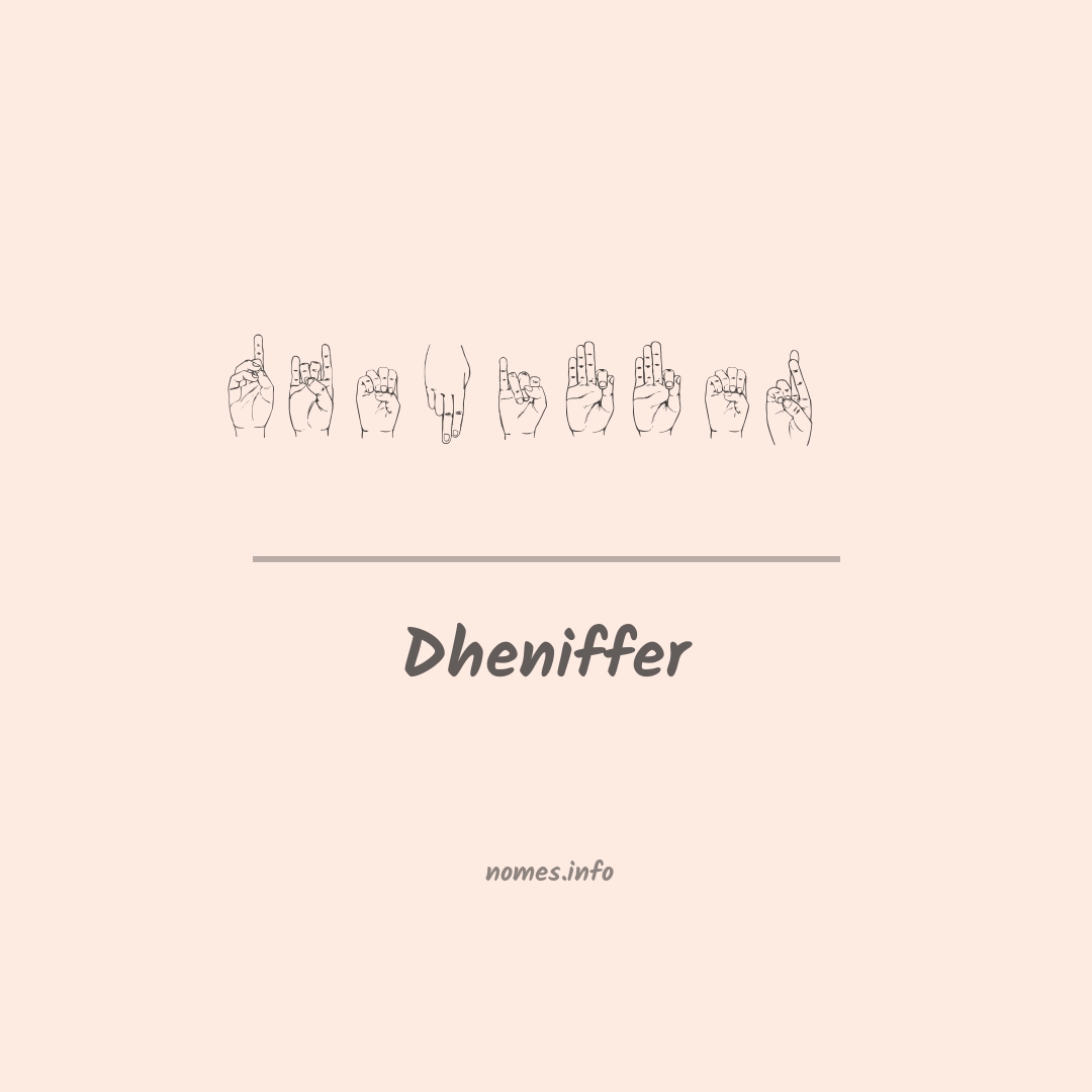 Dheniffer em Libras