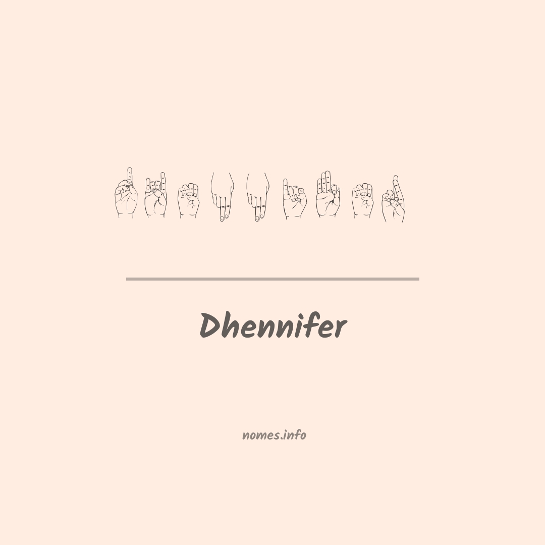 Dhennifer em Libras