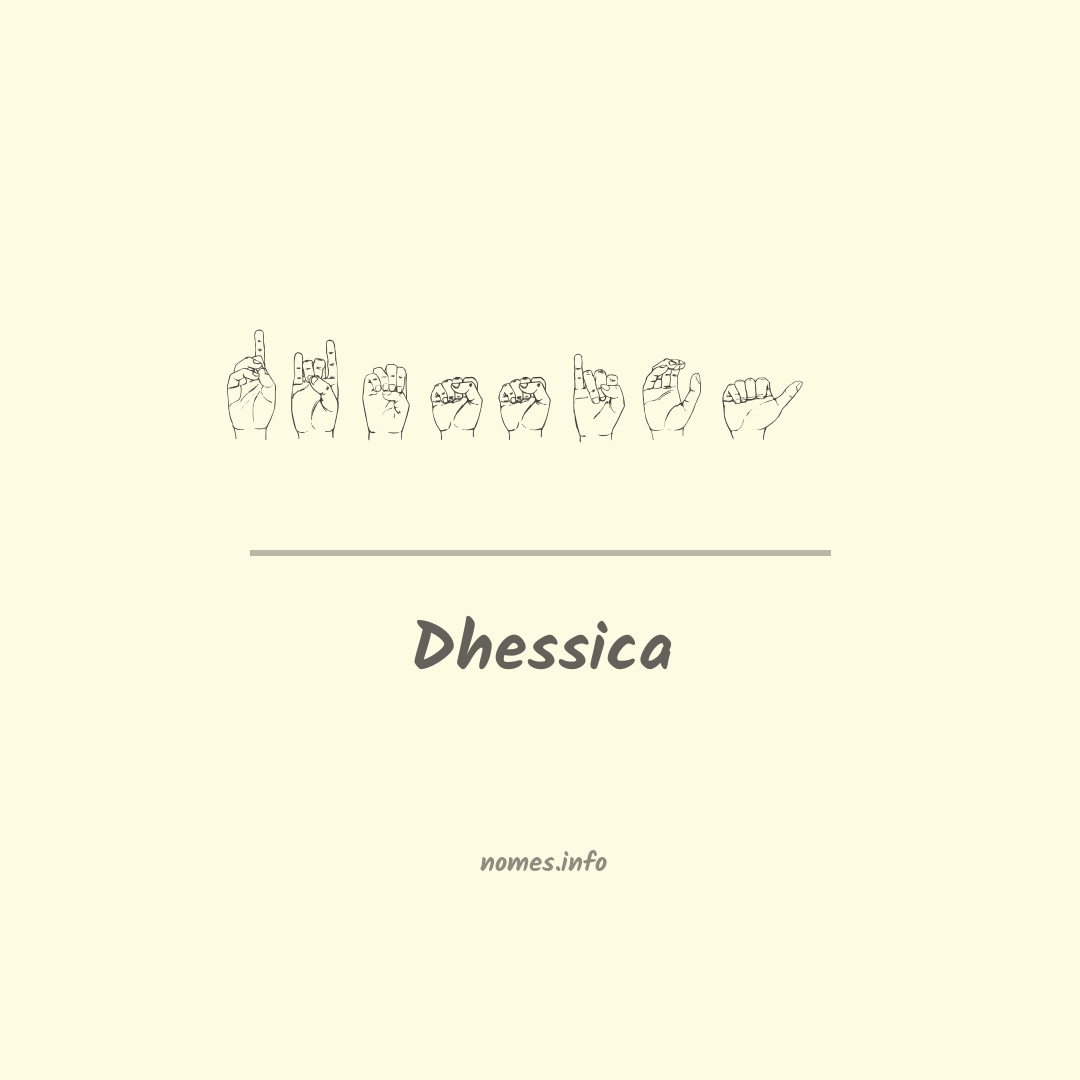 Dhessica em Libras