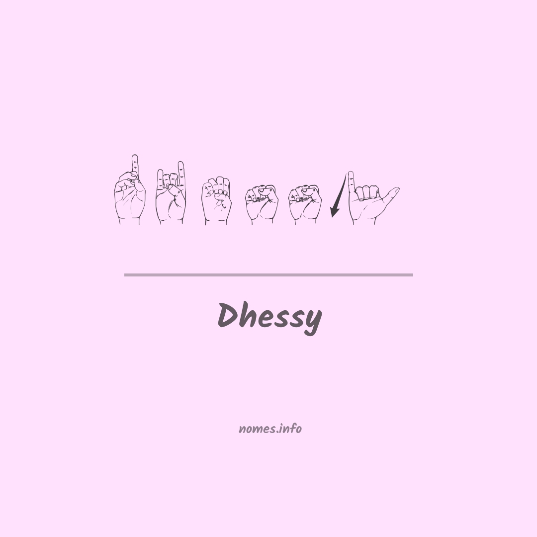 Dhessy em Libras