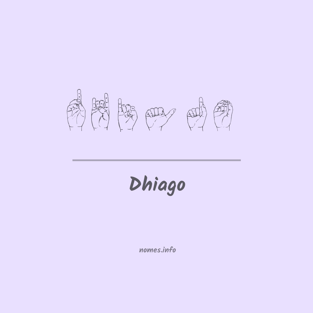 Dhiago em Libras