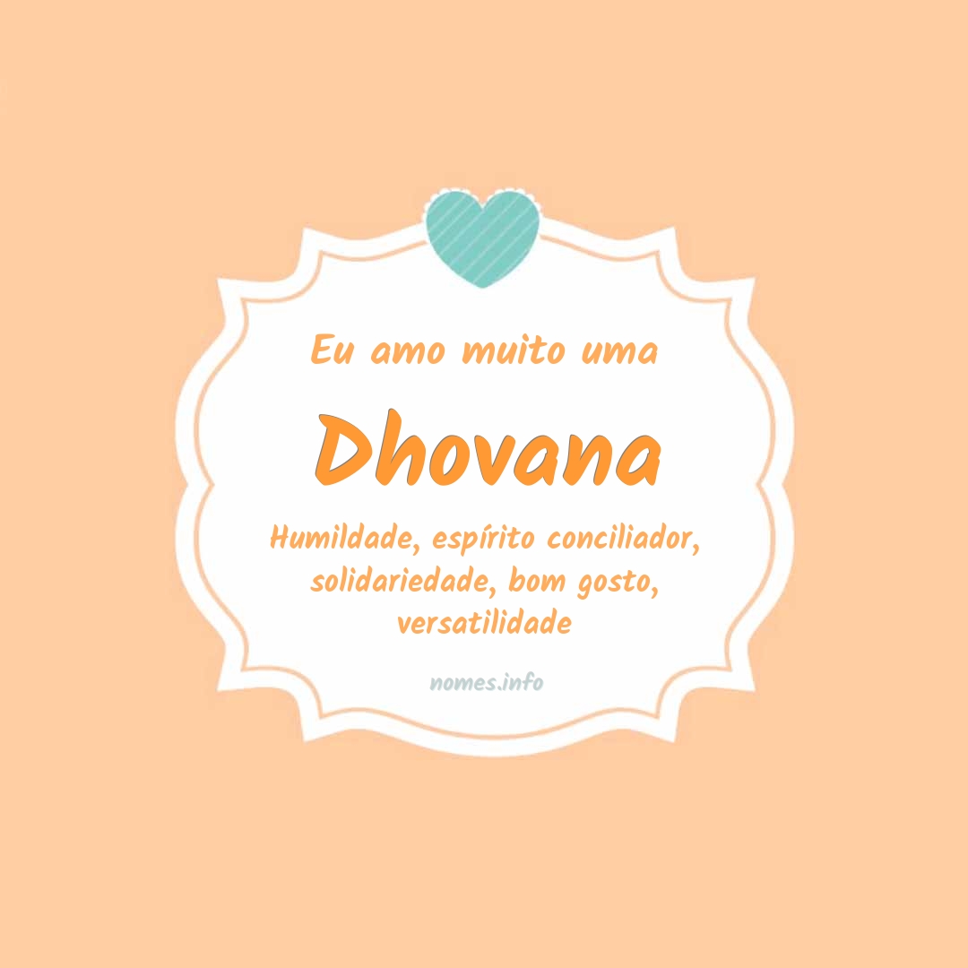 Eu amo muito Dhovana Eu amo muito Dhovana
