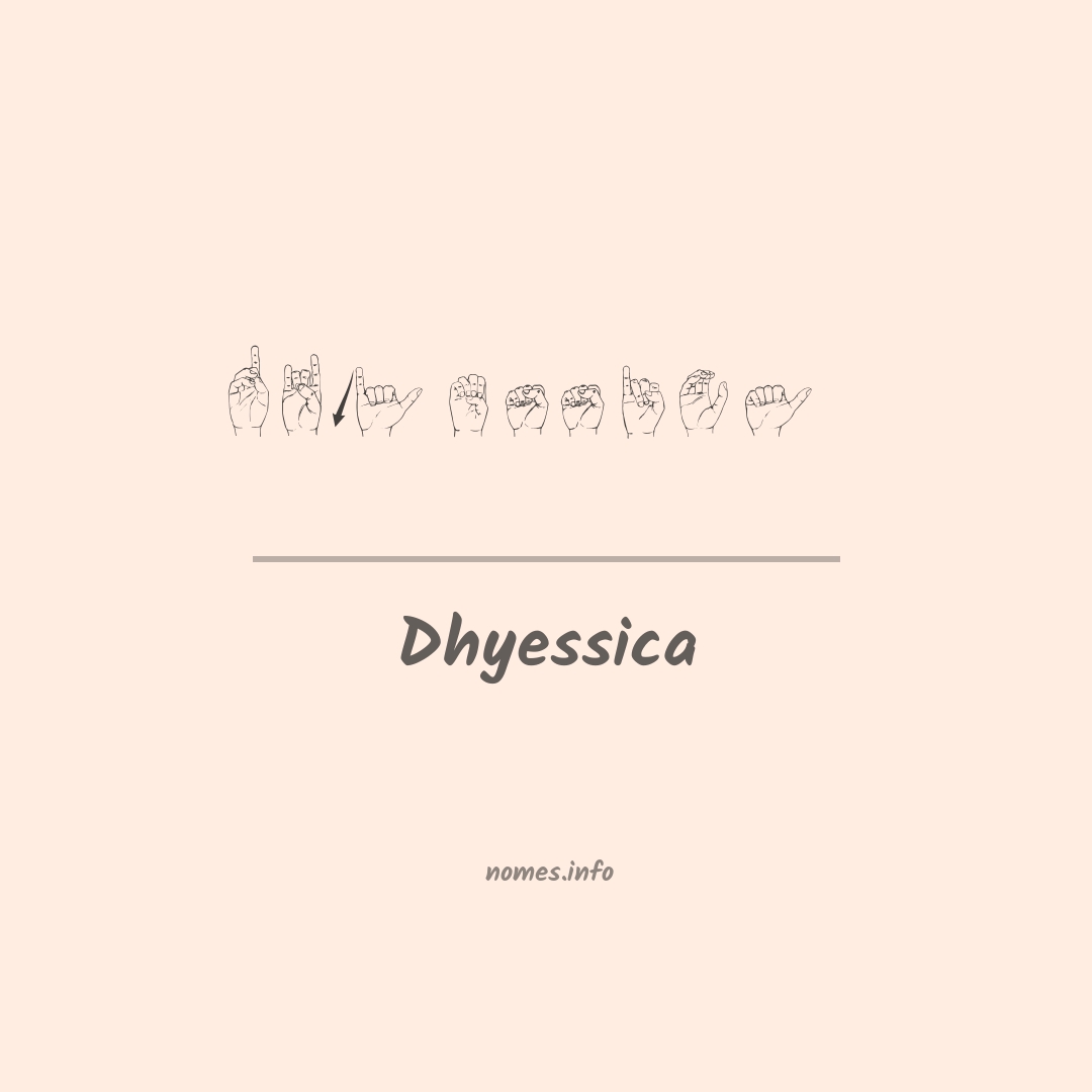 Dhyessica em Libras