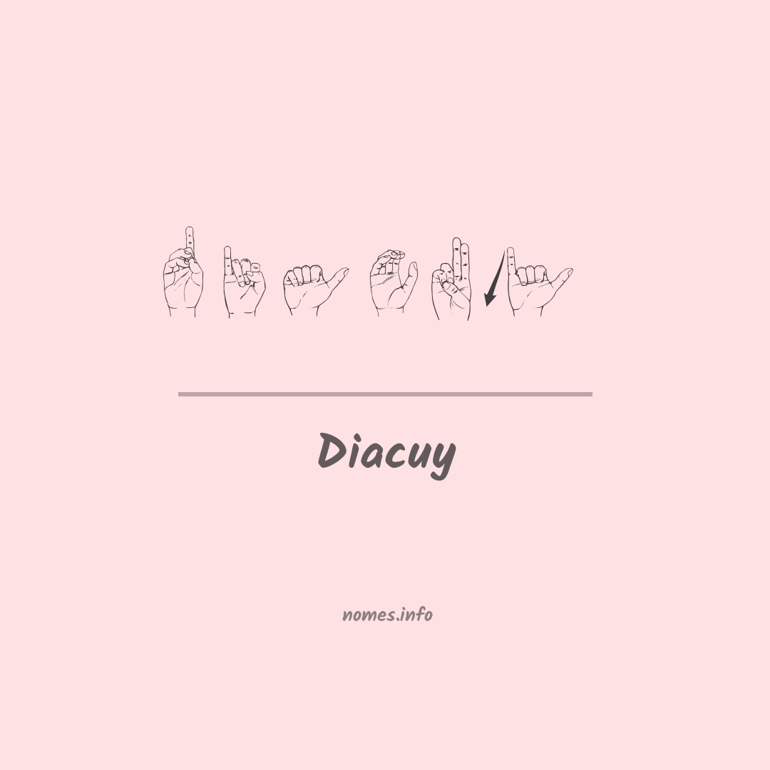 Diacuy em Libras