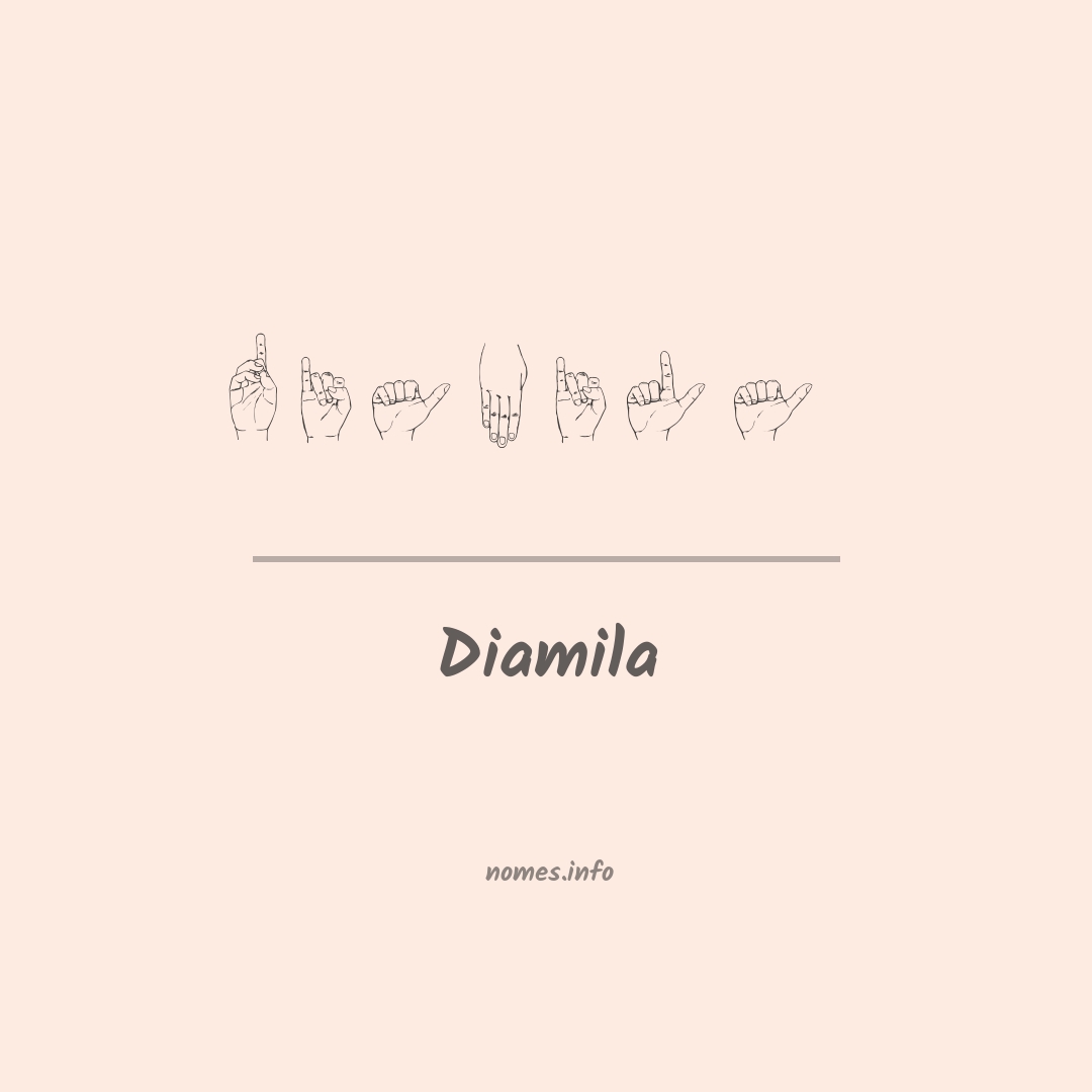 Diamila em Libras