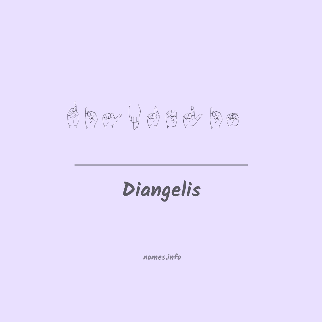 Diangelis em Libras