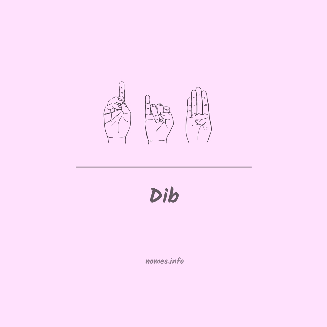 Dib em Libras