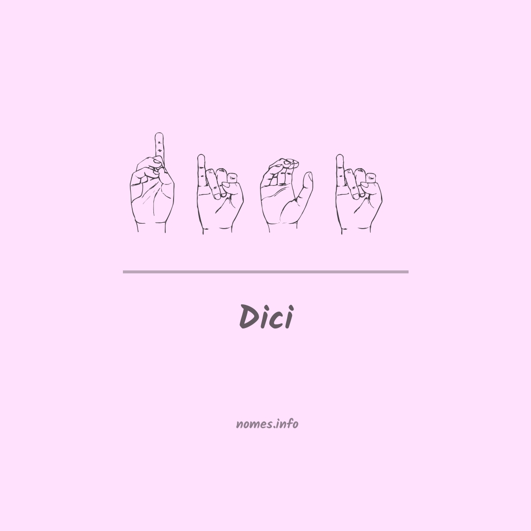 Dici em Libras