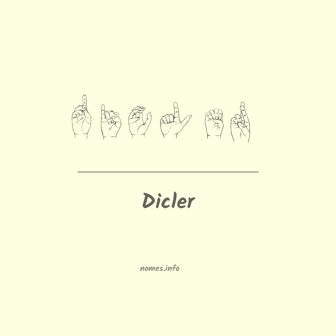Dicler em Libras