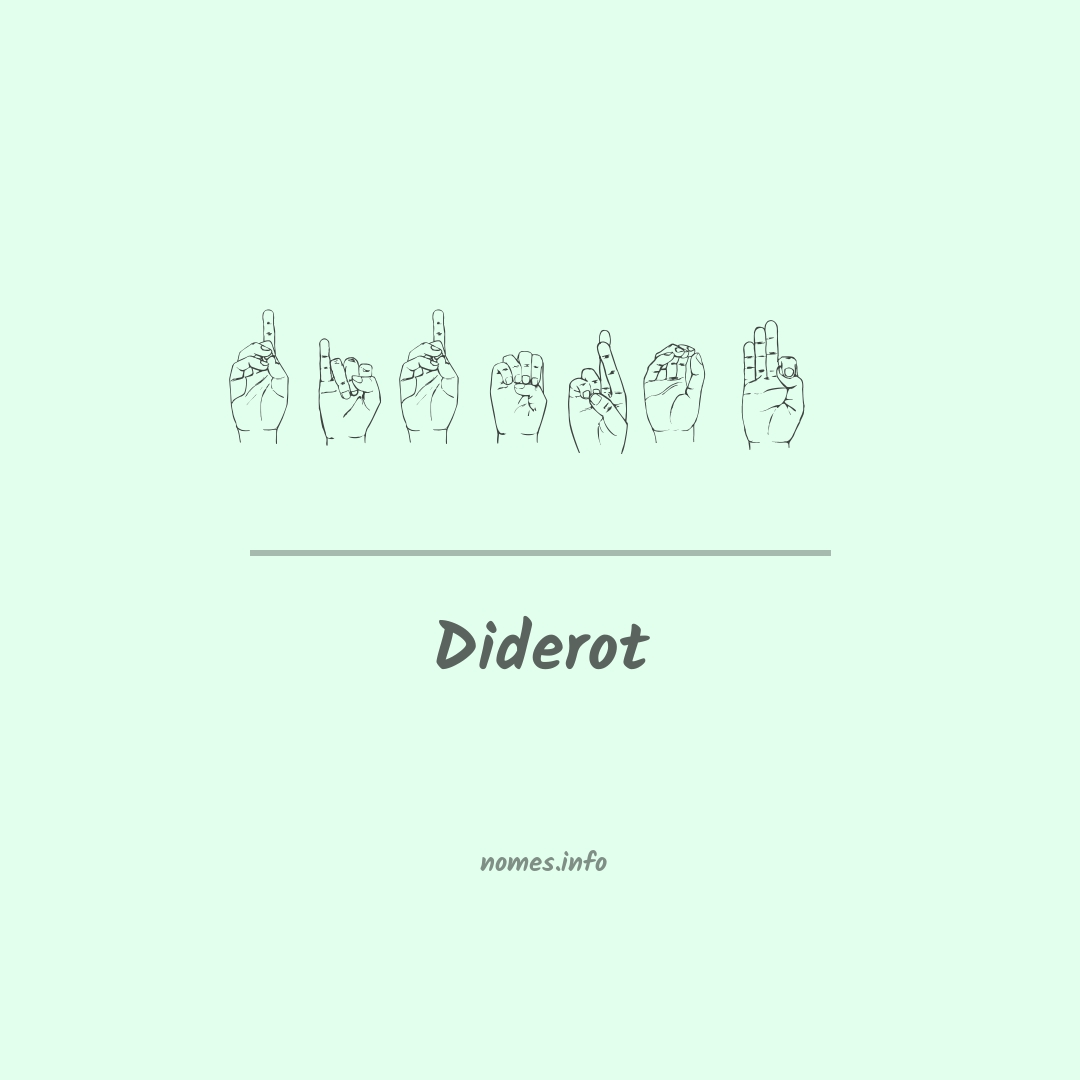 Diderot em Libras