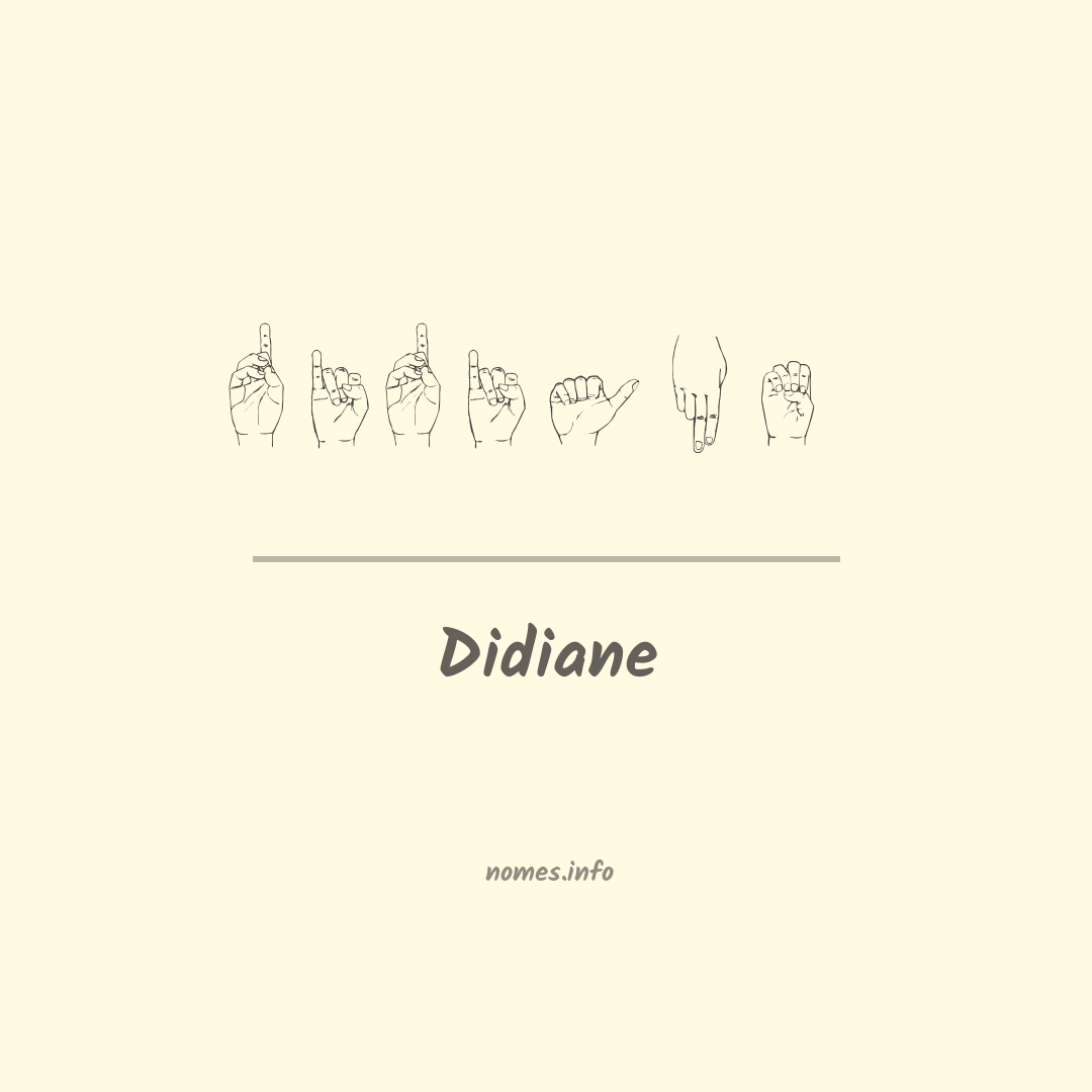 Didiane em Libras Didiane em Libras