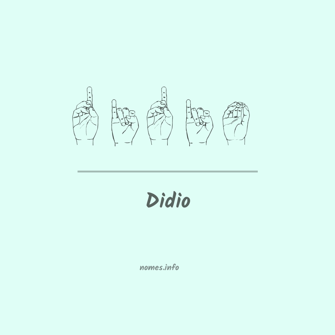 Didio em Libras