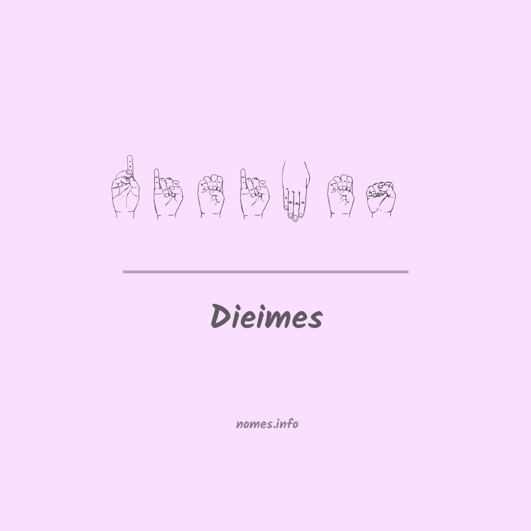 Dieimes em Libras