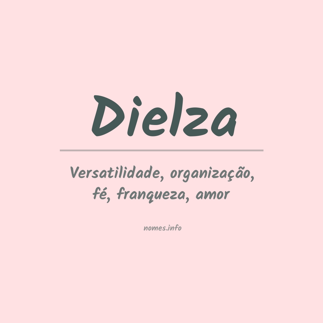 Significado do nome Dielza