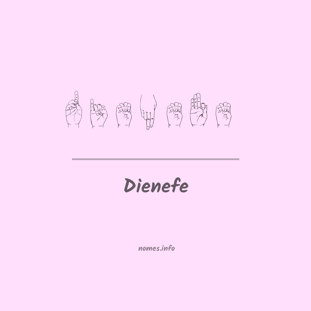 Dienefe em Libras