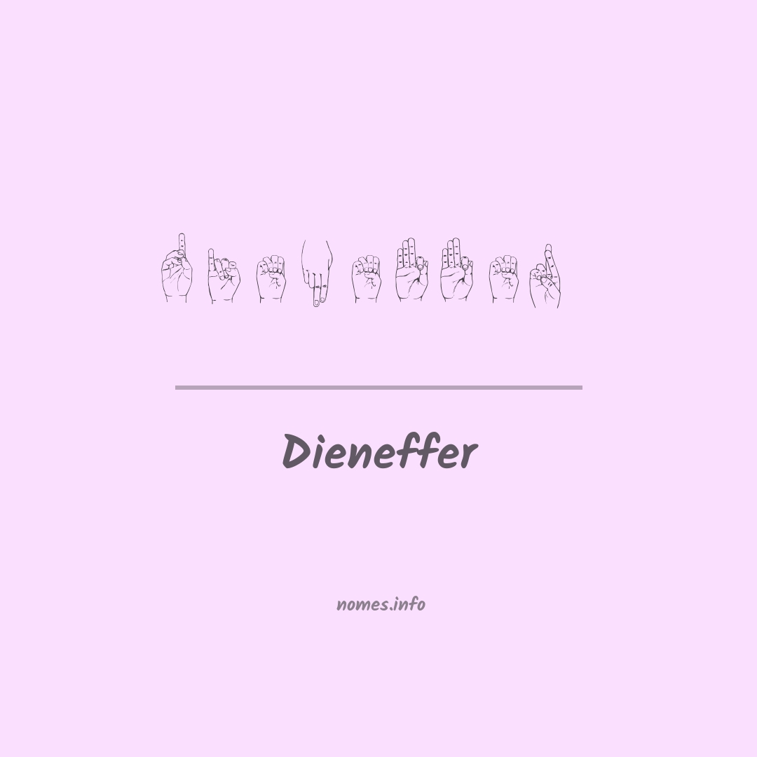 Dieneffer em Libras