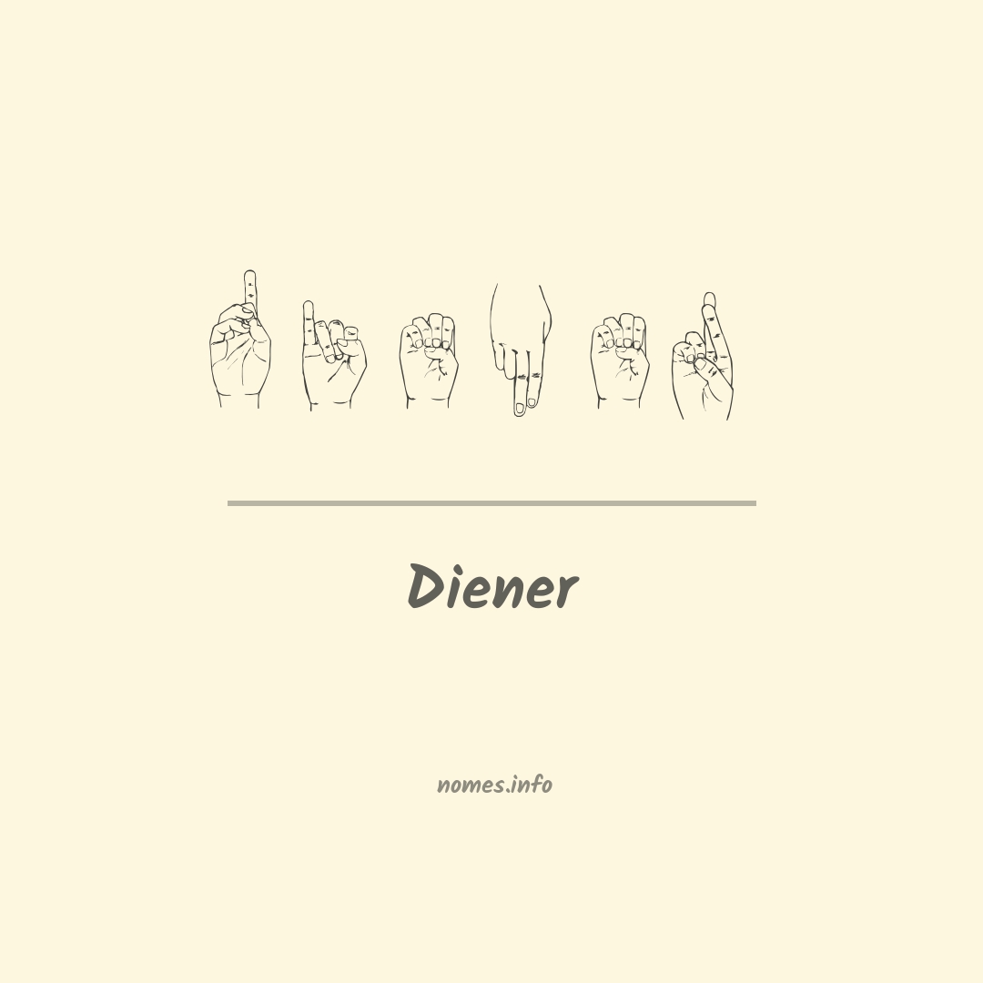 Diener em Libras