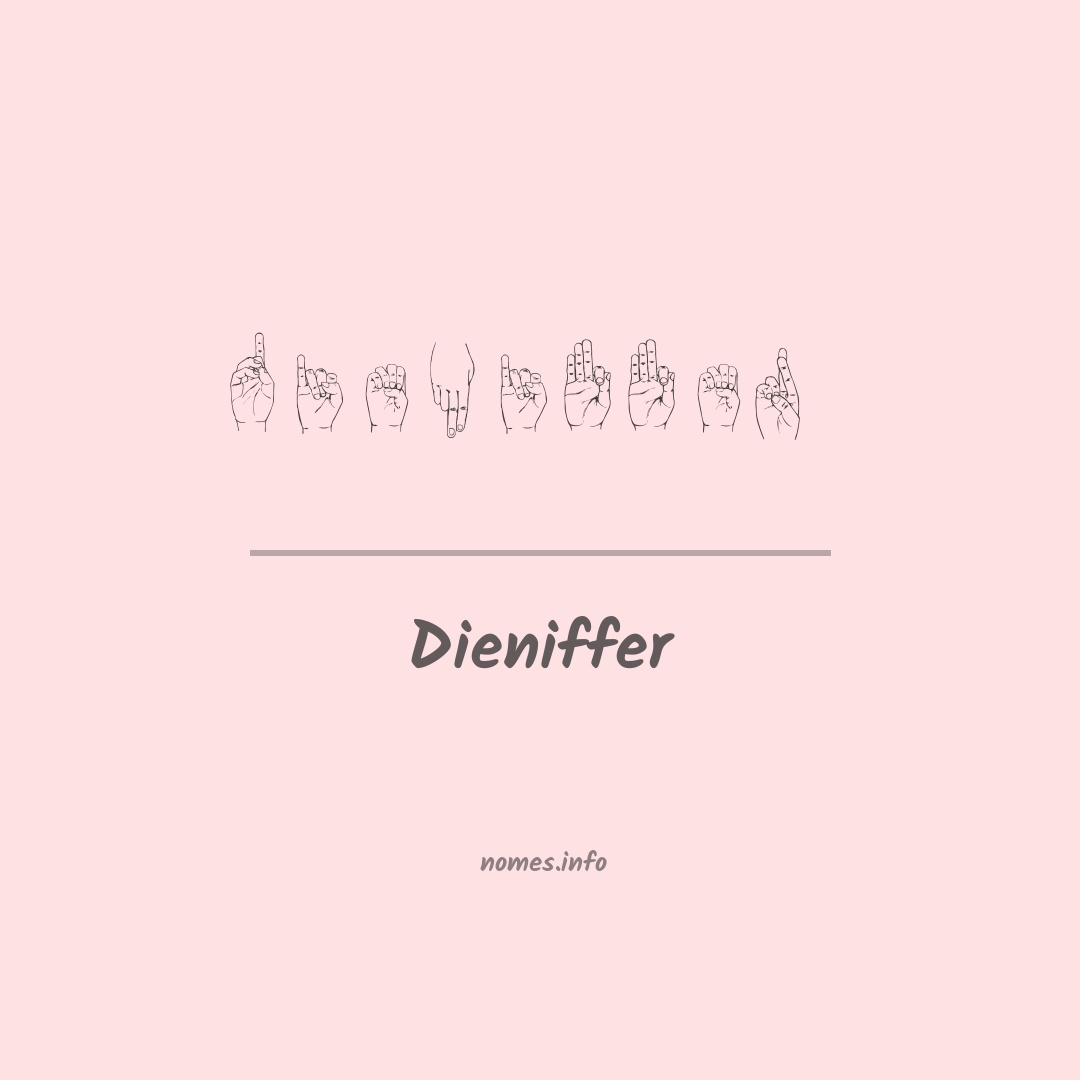 Dieniffer em Libras