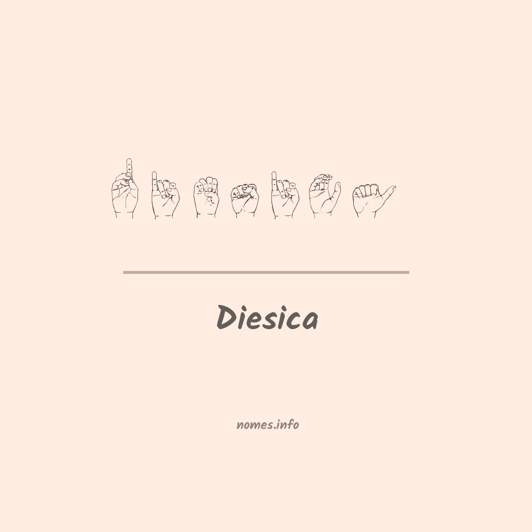 Diesica em Libras