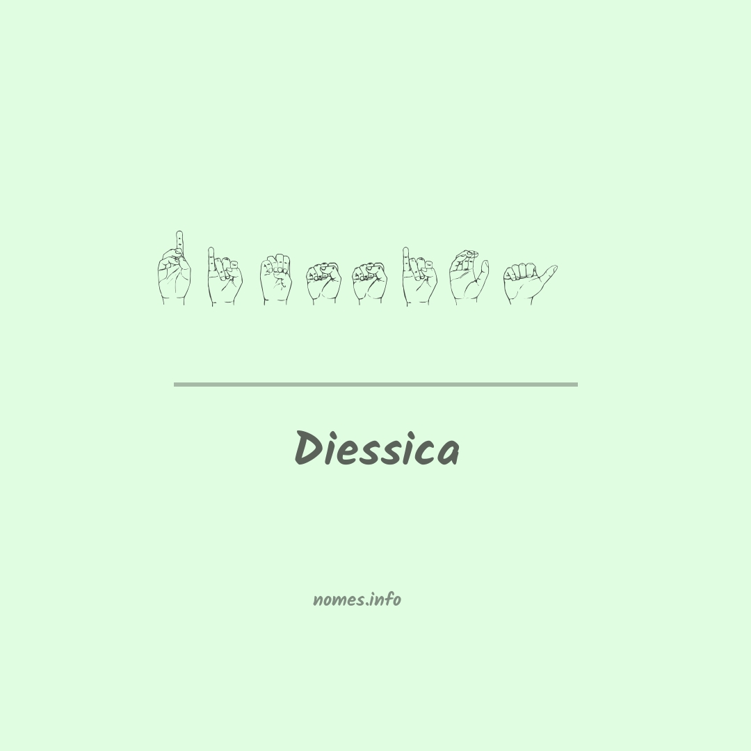Diessica em Libras