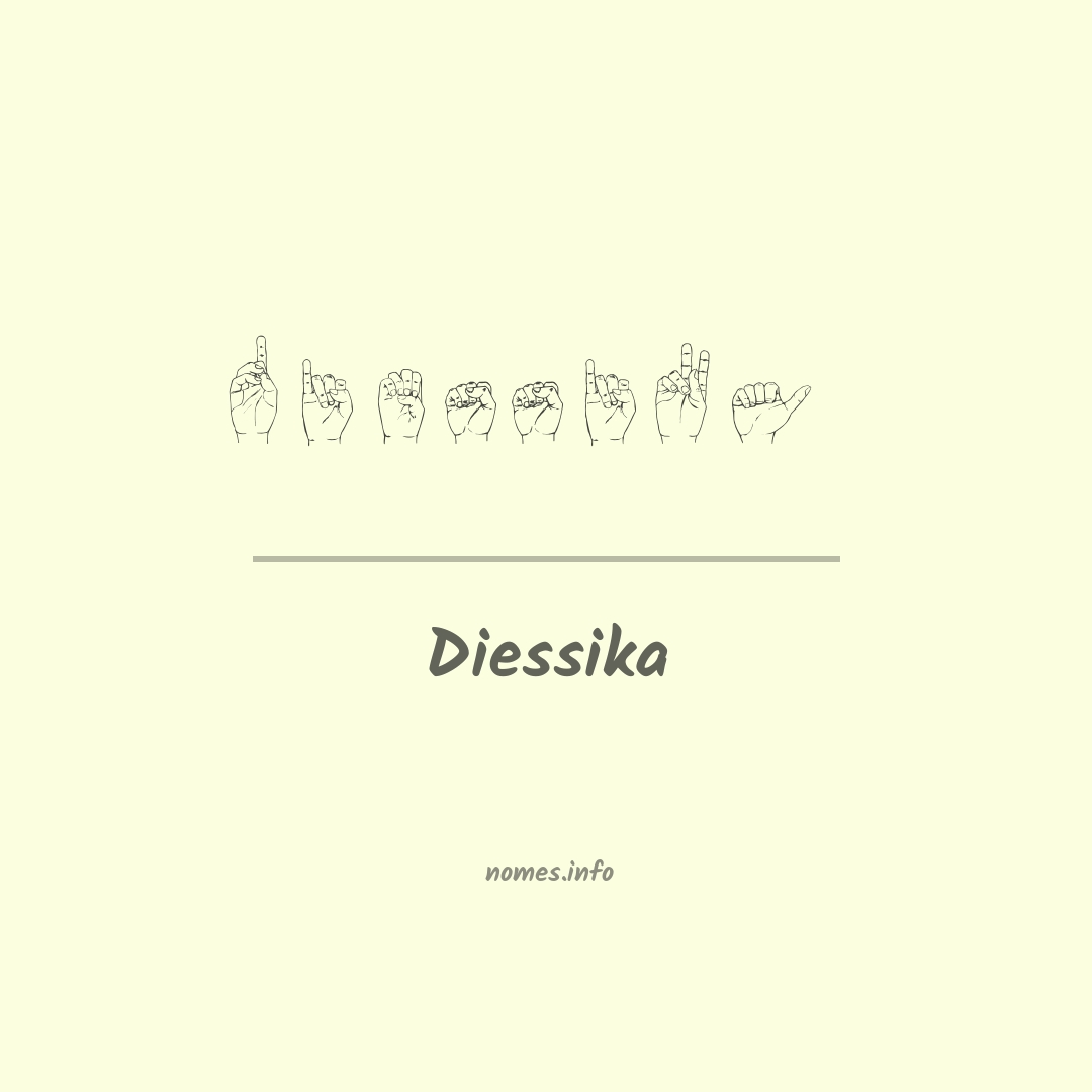 Diessika em Libras