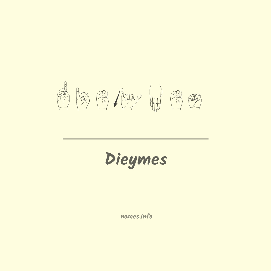 Dieymes em Libras
