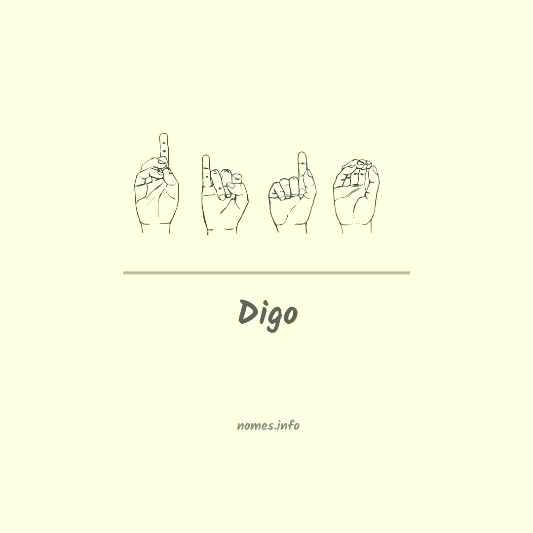 Digo em Libras