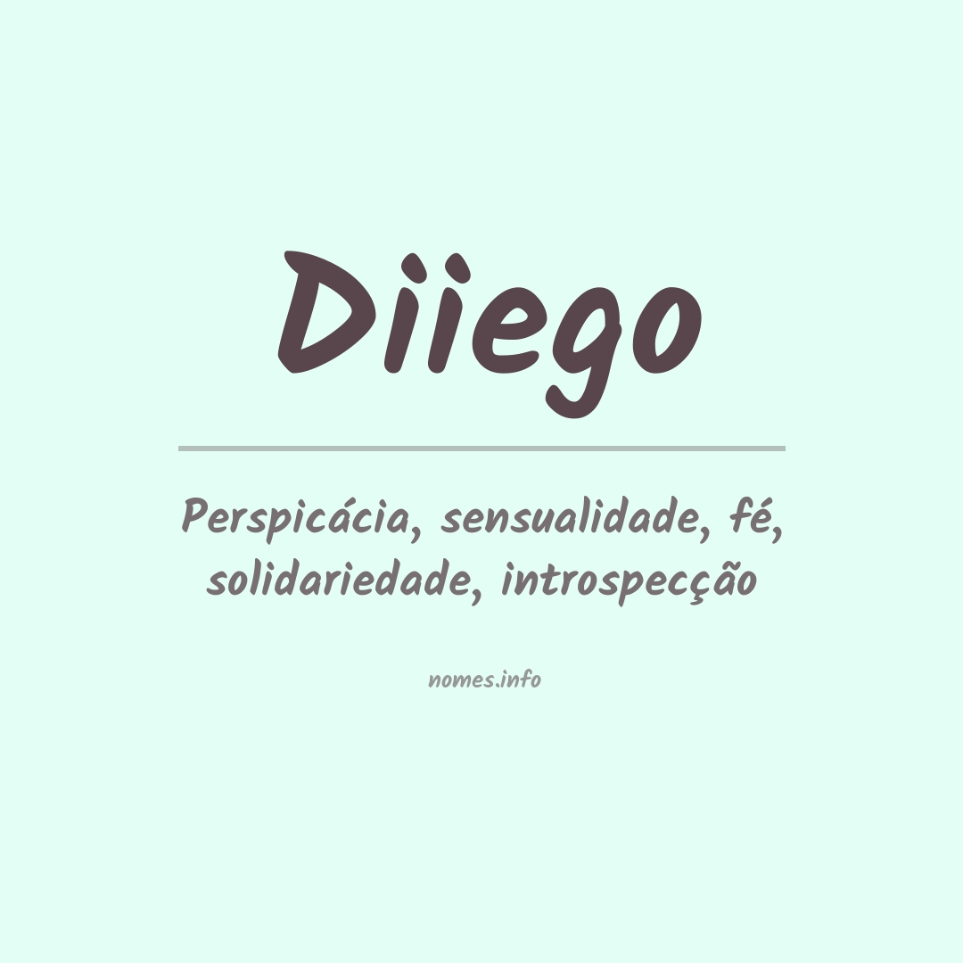 Significado do nome Diiego