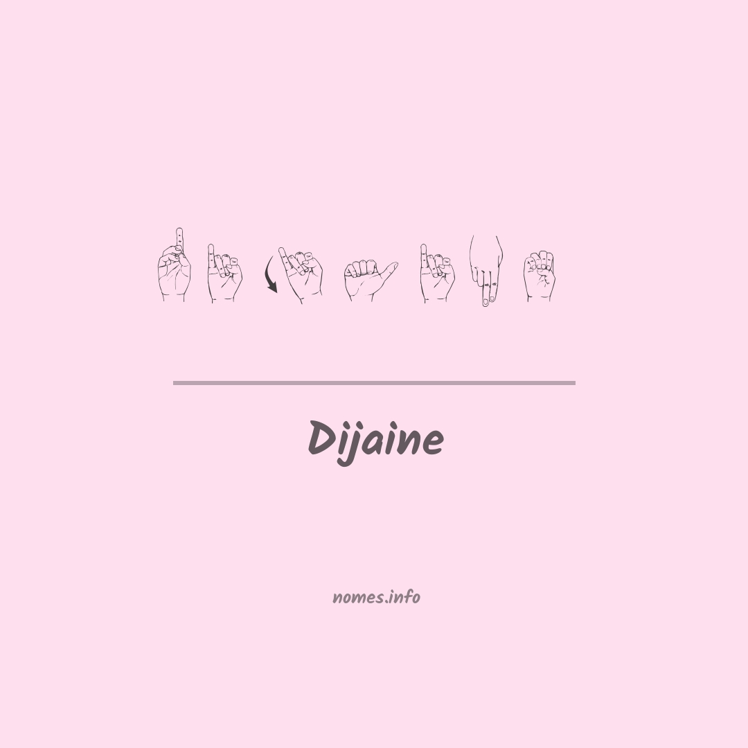Dijaine em Libras